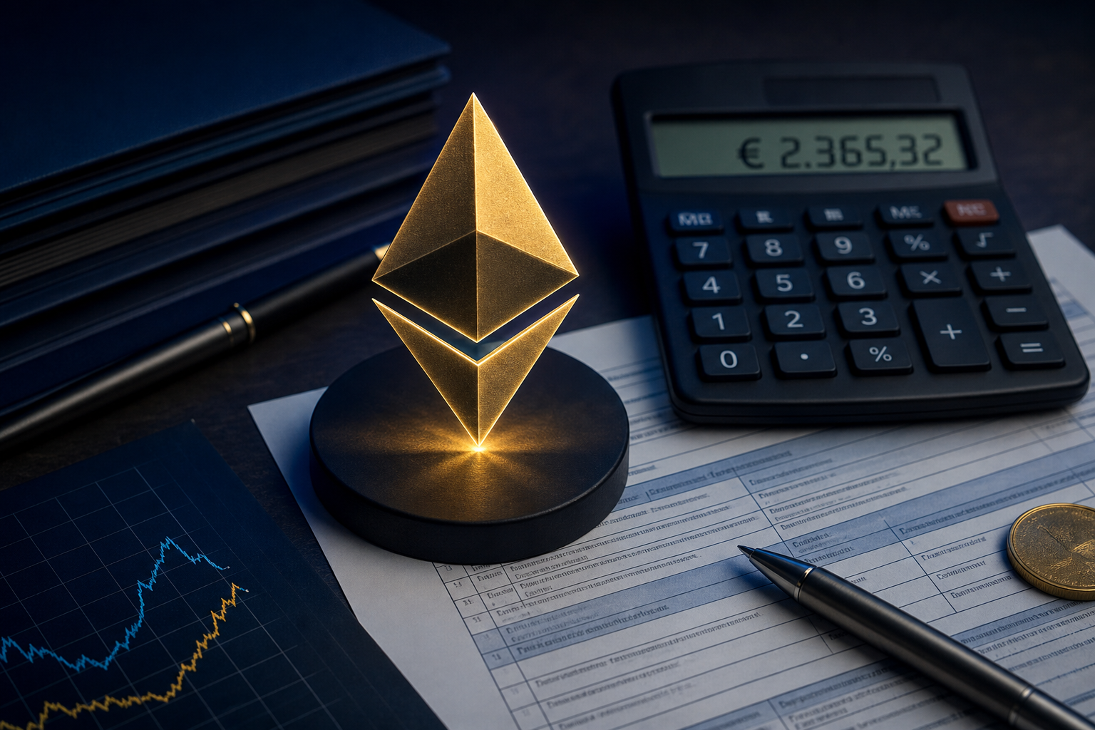 Ethereum y documentos fiscales para declarar recompensas de staking